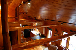 A lofty view of the cabin