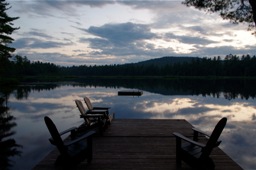 Cocktail lounge on the lake