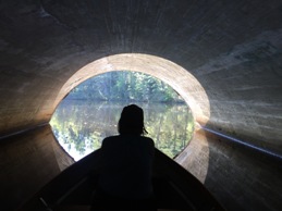 Through the tunnel into Lake Kushaqua