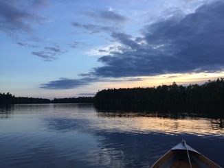 Rainbow Lake Evening